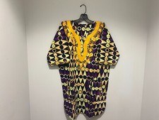 African clothing for men-Dashiki M-5X purple