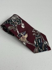 American Sports Men's Standard Pointed Maroon Golf Bags Tie Made in USA
