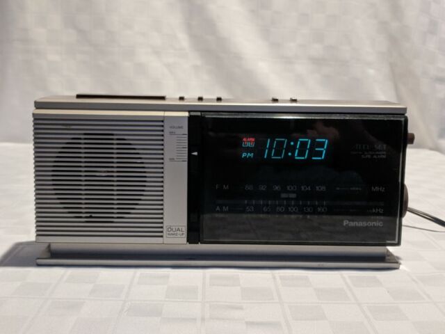 Vintage Working Panasonic Dual Wake Up Radio Alarm Clock Rc 6310 For Sale Online