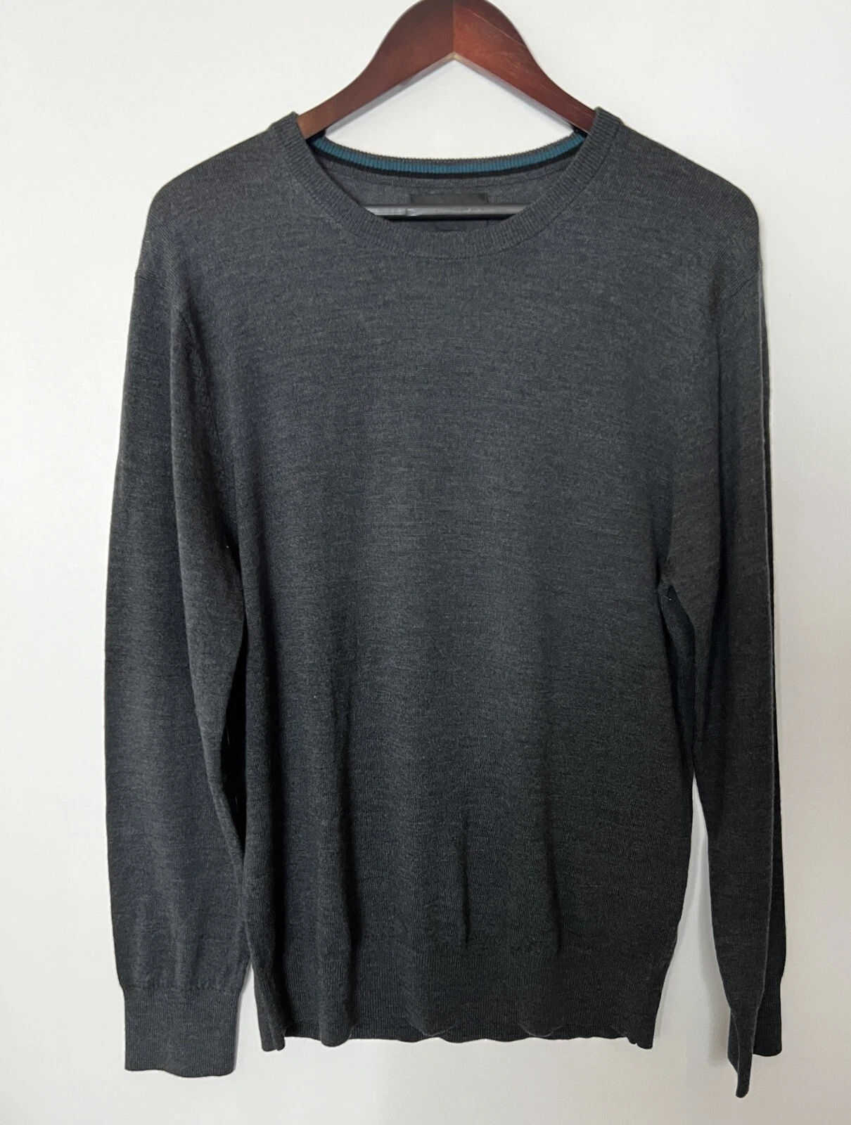 #364 BONOBOS Crew Neck Merino Wool Sweater Size L
