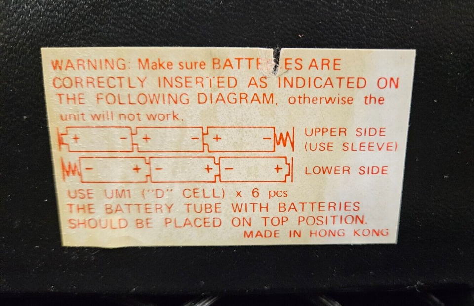 Vintage Worldstar MG6001 MultiBand Radio Receiver AM/FM/CB/TV/SW/PB