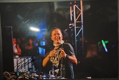 sash dj sascha lappessen STAY ENCORE UNE FOIS MOVE MANIA signed 12x8 photo
