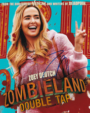 ZOEY DEUTCH signed Autogramm 20x25cm ZOMBIELAND in Person autograph COA