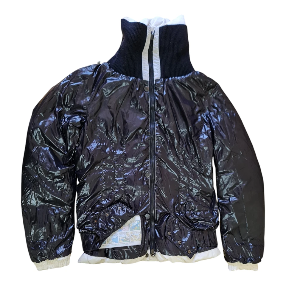 Moncler Abrigo Acolchado Abajo Chaqueta Puffer Mujeres Blanco Talla 1 Foto 4 de 4