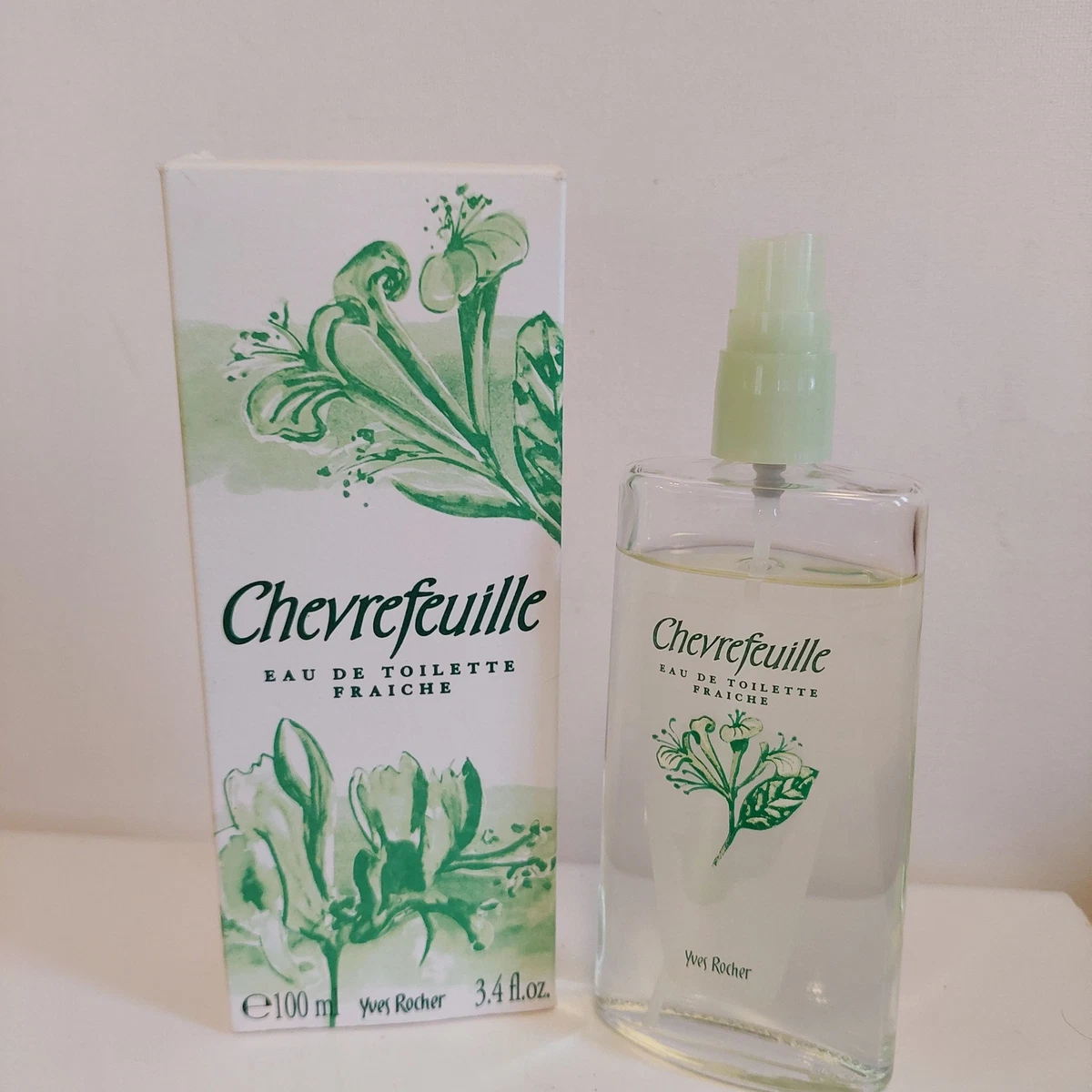 Vintage Yves Rocher Chevrefeuille Honeysuckle EDT Spray 3.4 oz