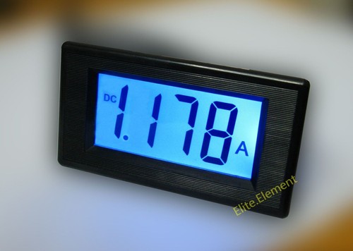 DC +/-9.99A 0-10A Forward Reverse Current Meter Ammeter With bulit-in Shunt Blue - Picture 8 of 9