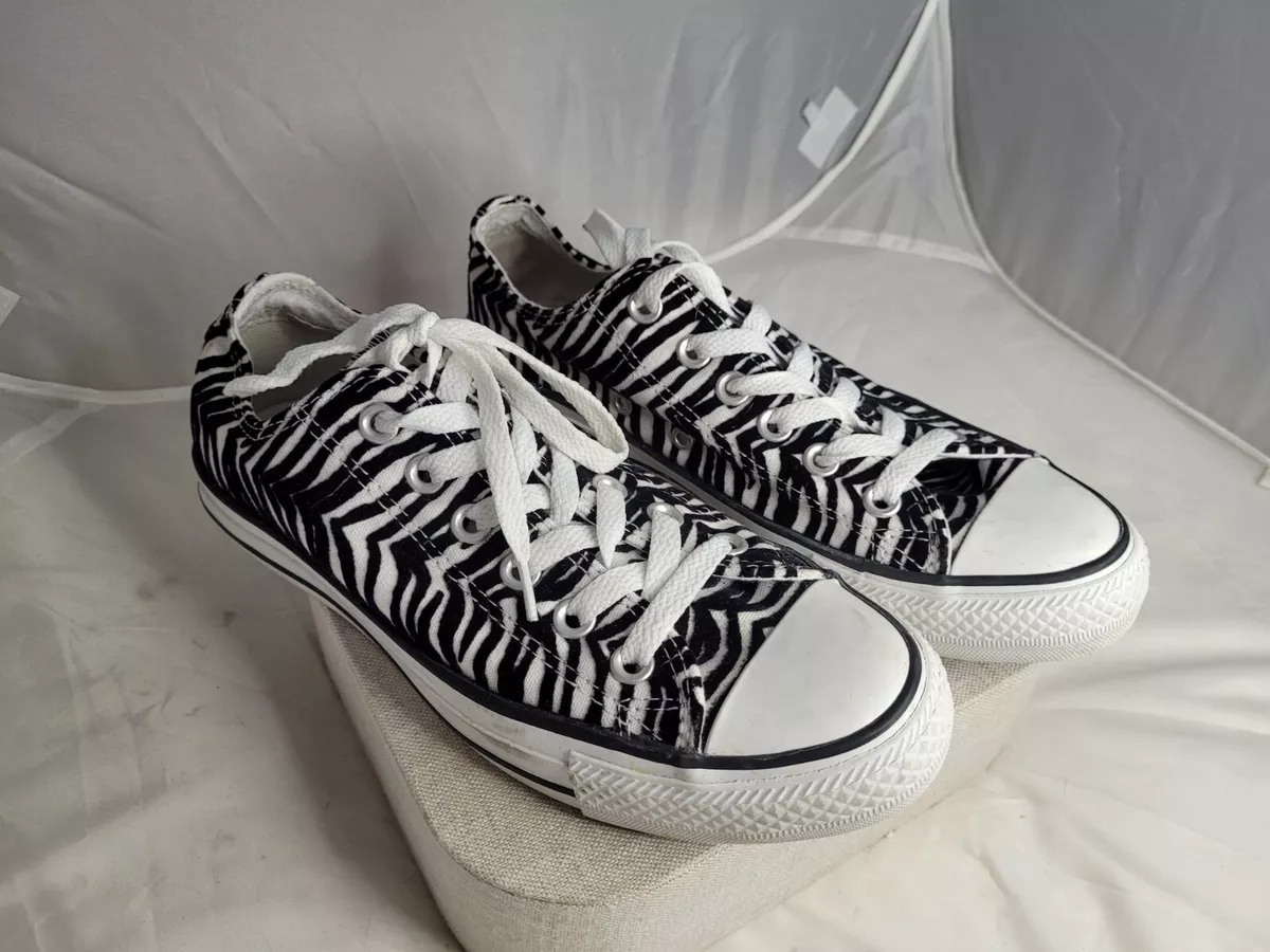 Converse all star zebra cheap