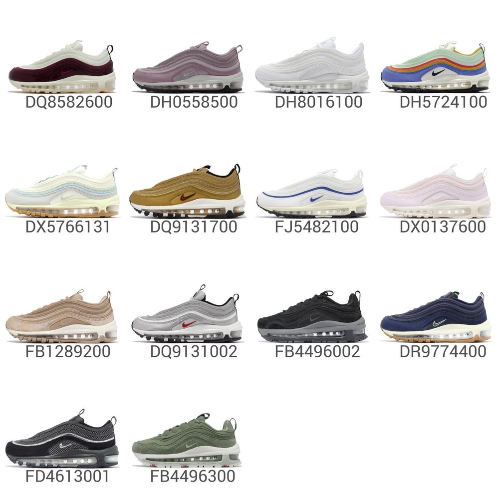 Nike Women Air Max 97 Classic Casual Sneakers in Multiple Colors