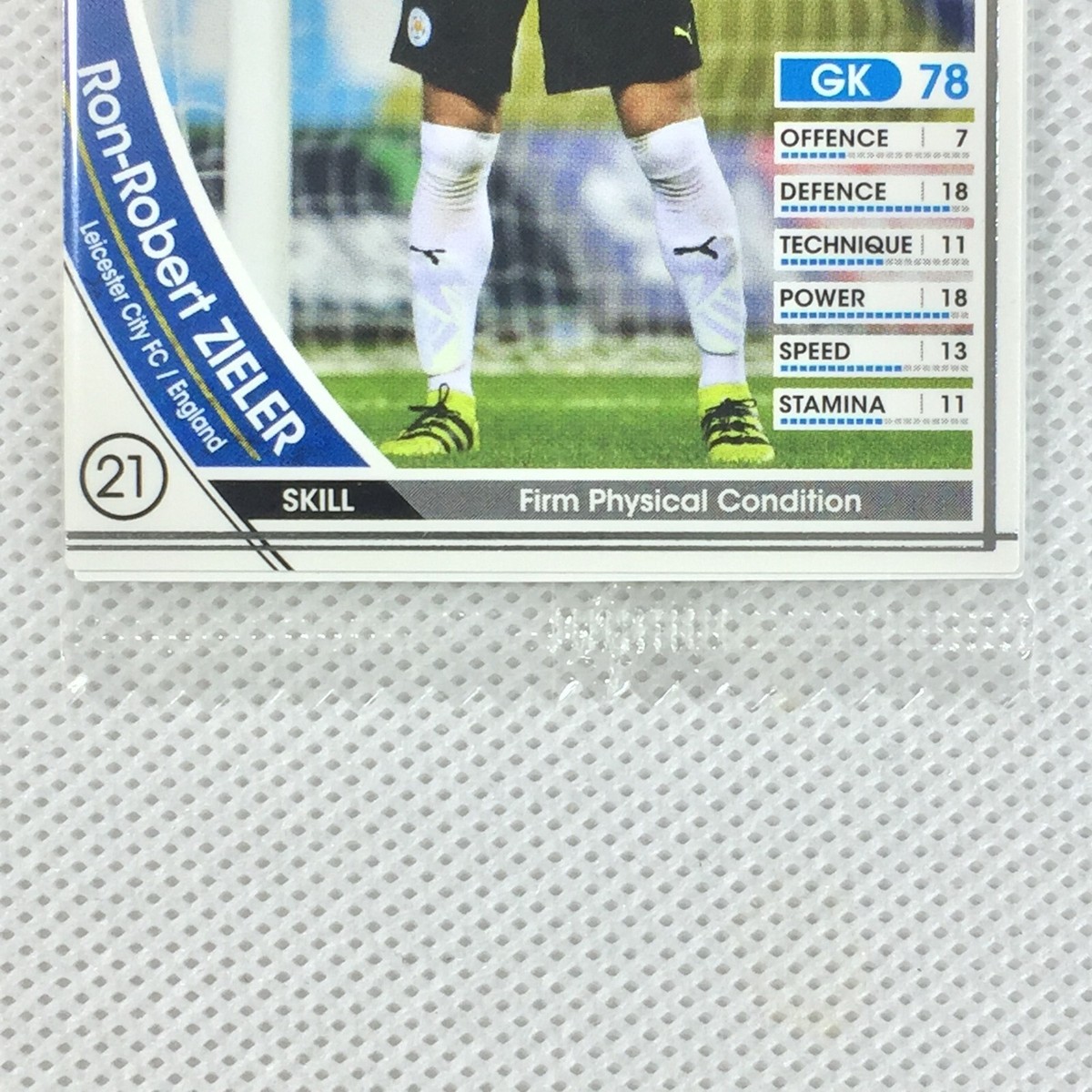 Panini WCCF 2016-17 Ron-Robert Zieler Sealed Leicester City EXTRA