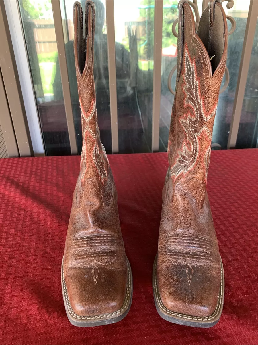 Ariat Boots Women s 6.5B Breakout Rustic Western Performance Broad Square Toe