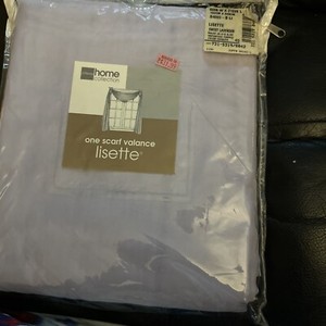 Window Scarf Valance Lisette J C Penney Original Package Color Sweet Lavender