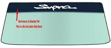 FITS SUPRA TOYOTA CELICA Custom Windshield Banner Decal With Application Tool