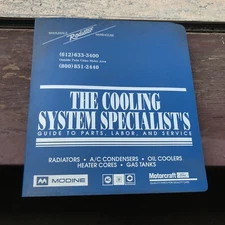Modine Wholesale Radiator Warehouse Order Guides - 1992 - 1993 - Automotive Book