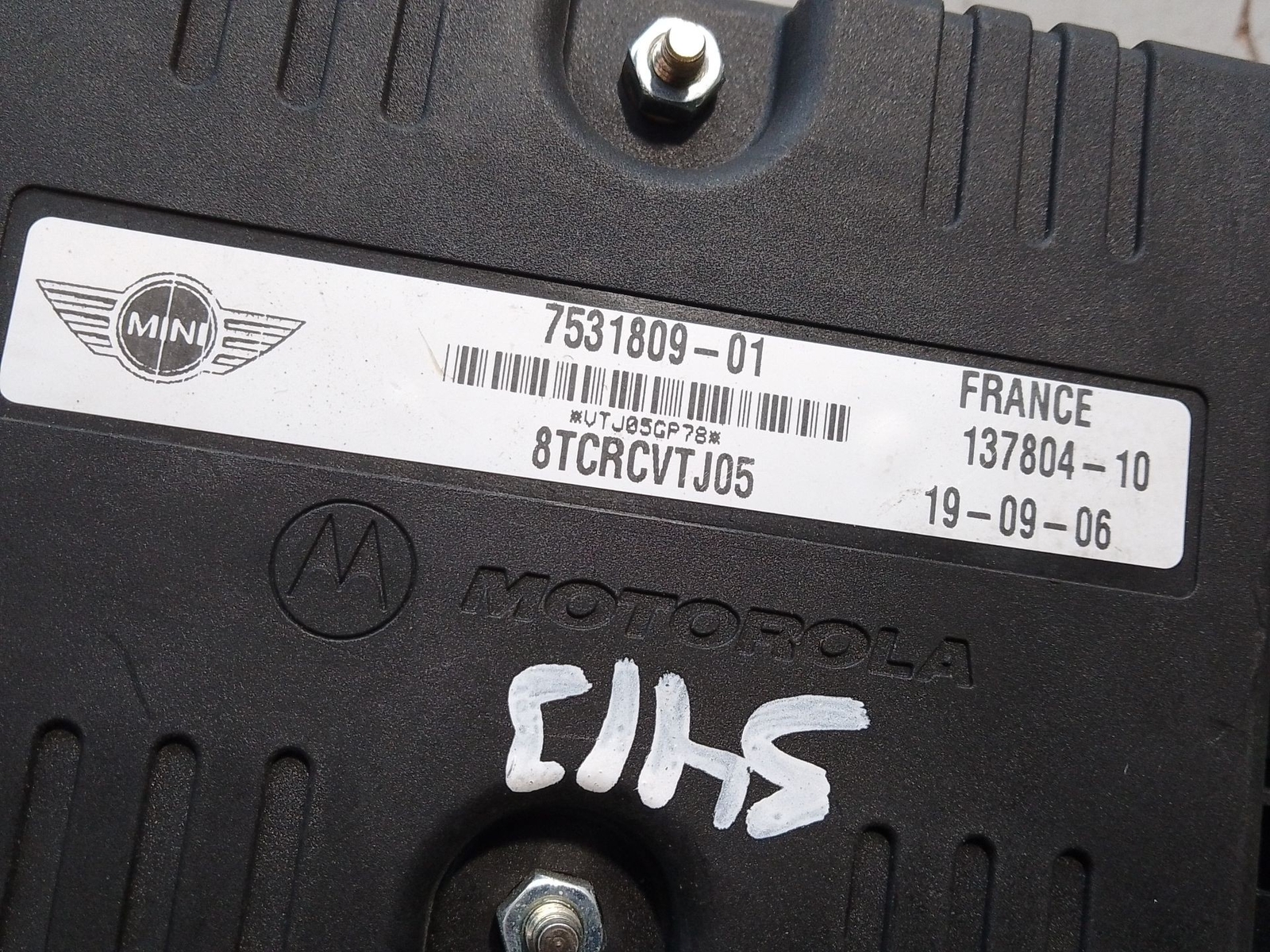 753180901 CENTRALITA CAMBIO AUTOMATICO / 8TCRVTJ05 / 13780410 / 811493 PARA MINI