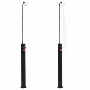 vidaXL Garten Solardusche Schwarz 215cm 8L Gartendusche ...