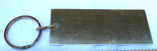 Vintage "Grace & Gloria" Brass Ticket Keychain - July 16 1996