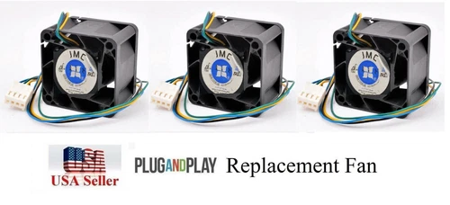 Lot 3x new DIY replacement fans for HP 2920-24G-PoE+ Switch (J9727A)