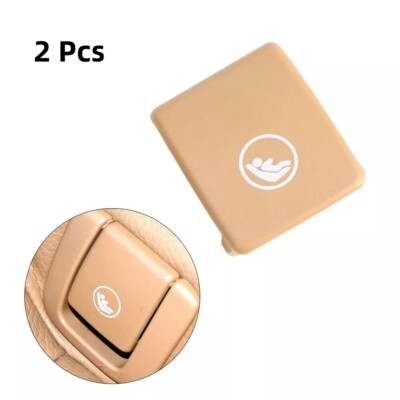 2Pc Rear Child Seat Isofix Mount Cap Cover New