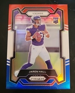 2023 Panini Prizm Red White Blue Jaren Hall RC Minnesota Vikings #367
