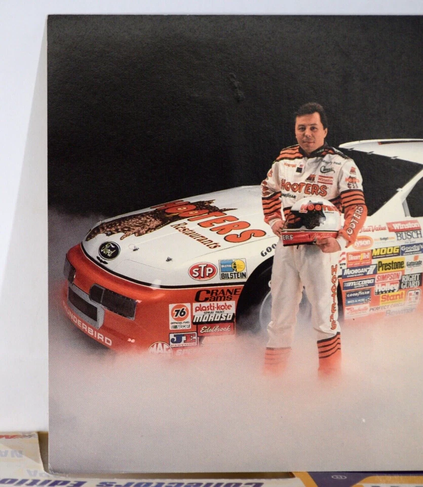 Action Napa Alan Kulwicki 1998 #7 Hooters NASCAR 1/24 Ford + Tarjeta de autógrafo 1992 Foto 4 de 4