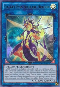 Galaxy-Eyes Solflare Dragon - SOFU-EN042 - Ultra Rare - 1st Edition x3 - Near Mi