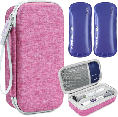 Insulated Cooler Travel Case for Zepbound or Mounjaro Injector Pens,Compact Syri