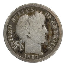 1897-O Barber Dime Good Condition