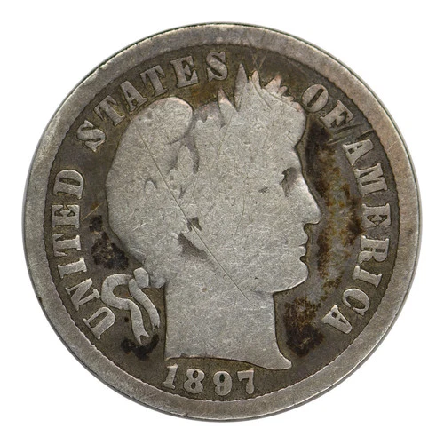 1897-O Barber Dime — photo from the most recent tracked eBay sale