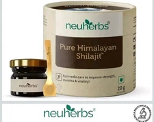 Pure 100% Himalayan SHILAJIT, Soft Resin, Extremely Potent, 75% Fulvic Acid 20gm