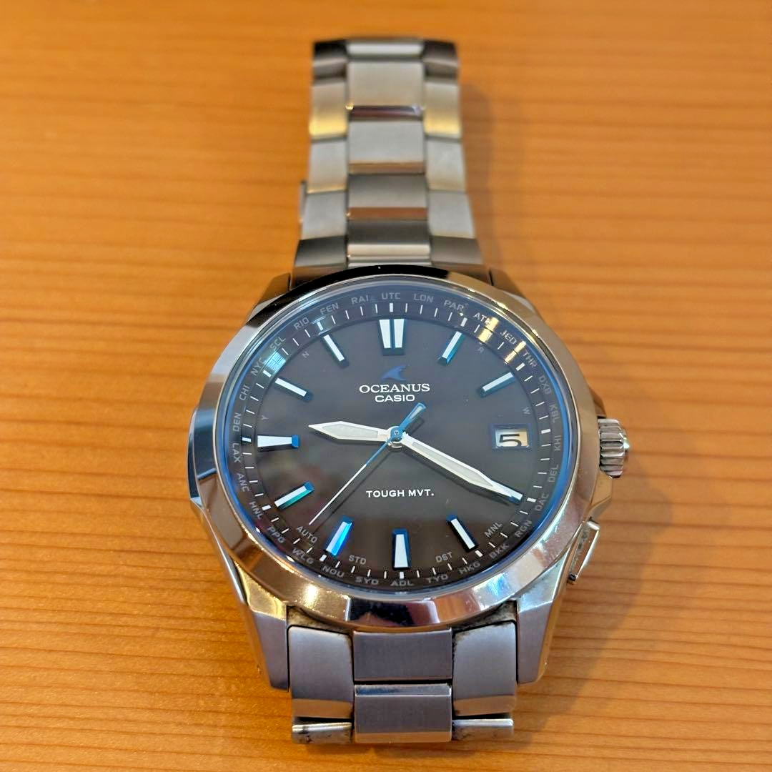 Casio Oceanus OCW-S100-1AJF Solar Radio Watch Box Links Manuals