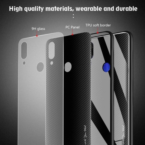 Texture Gradient Glass Protective Case for Xiaomi Redmi Note 7 - 第 5/12 張圖片