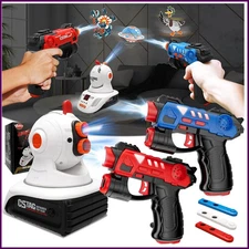 VATOS Laser Tag Set with Projector 2 Player Infrared Mini Laser Tag for Kids