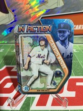 Carson Benge 2025 Bowman Chrome Draft In Action  Mojo Refractor RC