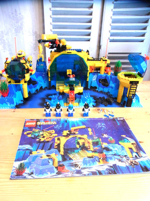 Lego 6195 Neptune Discovery Lab von 1995 mit Bauanleitung
