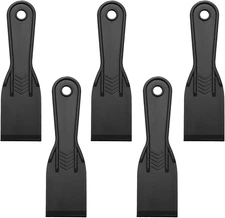 5 Pcs Plastic Putty Knife,2Inch Flexible Paint Scraper Tool for Spackling,Repair