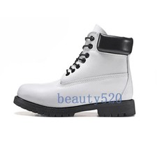 Mens Classic Leather Slip Waterproof Boot Dur...