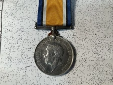 Ww1  Single     British War Medal.    PTE  JOHN  MYNARD .   R.A.M.C.       C408