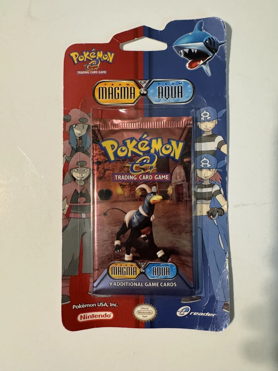 Pokémon TCG EX Team Magma vs. Team Aqua Sealed Collectible Card