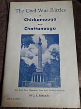 1942 The Civil War Battles of Chickamauga & Chattanooga by J L Rogers PB History