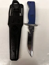 Knife Pointed Tip Serrated Tip, Leg Mount,Used