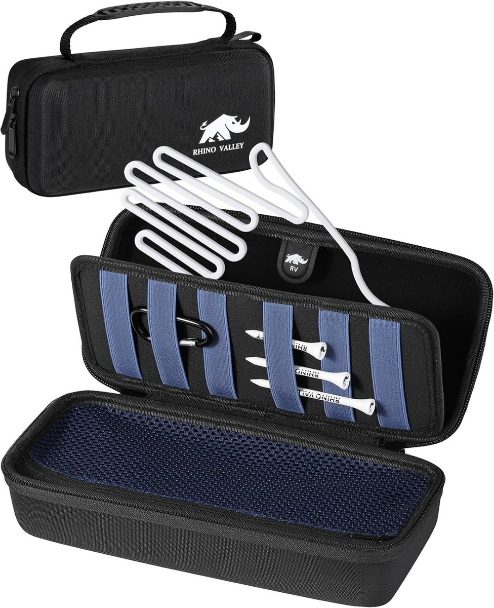 Golf Glove Holder Case, Golf Accessories Organizer Bag with Glove