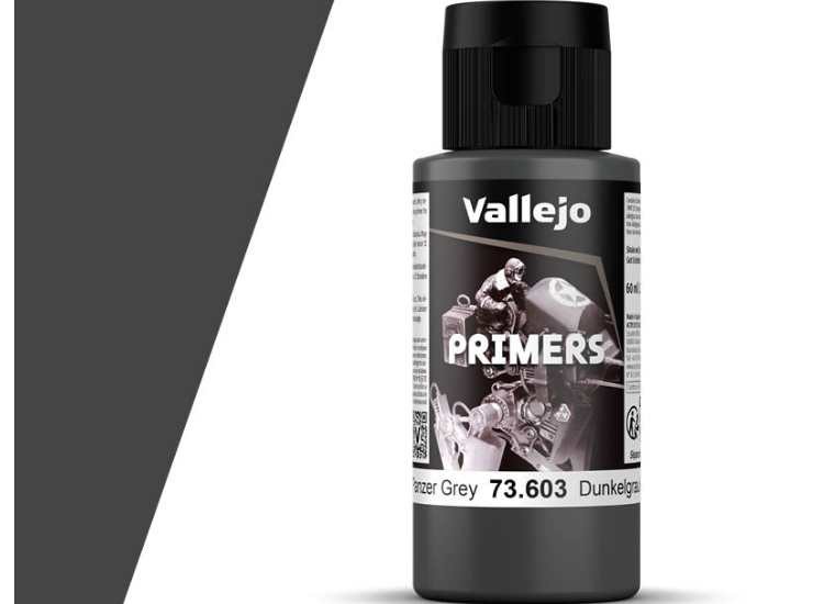 Vallejo VA73603 60ml - Acrylic Primer German Panzer Grey (RAL 7021)