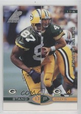 1998 Pinnacle Inside Stand Up Guys Promo Dorsey Levens Brett Favre HOF t3o