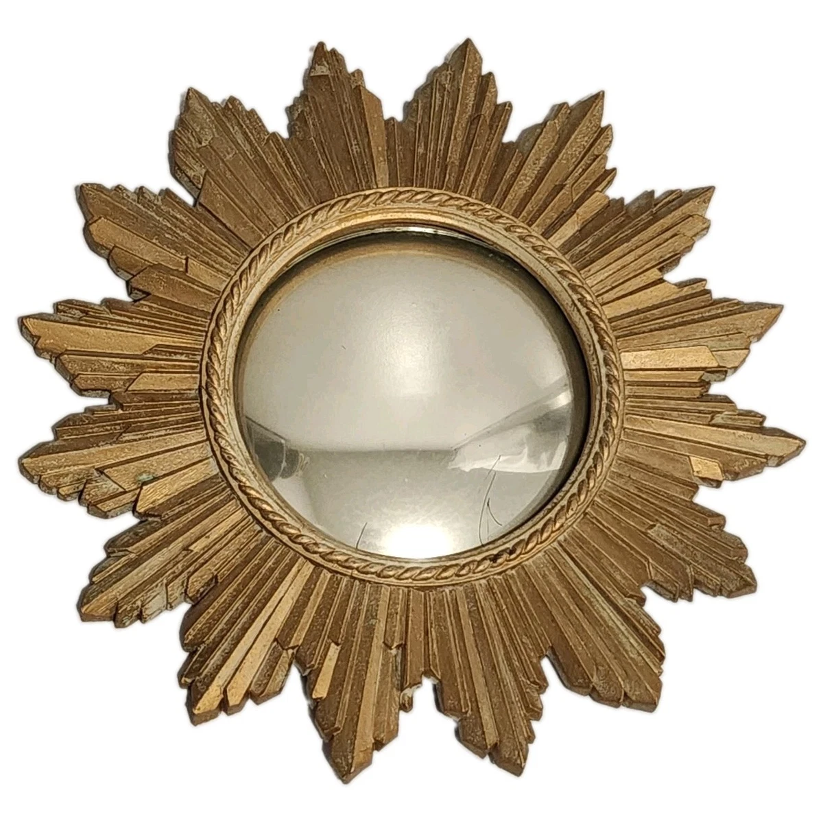 Antique Sunburst Mirror In Mid-Century Modernism Antiques for sale