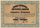 AG Ferd. Lipfert 1926 Annaberg Freiberg Erzgebirge Dresden 100 RM Saxony DECO