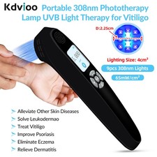 308nm UVB Light Therapy Device Face Hand Body Skin Treatment 9 Diodes 65mW/cm