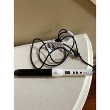 L'ANGE Ondule Titanium Curling Wand White Black Digital Hair Styling Tool 32mm