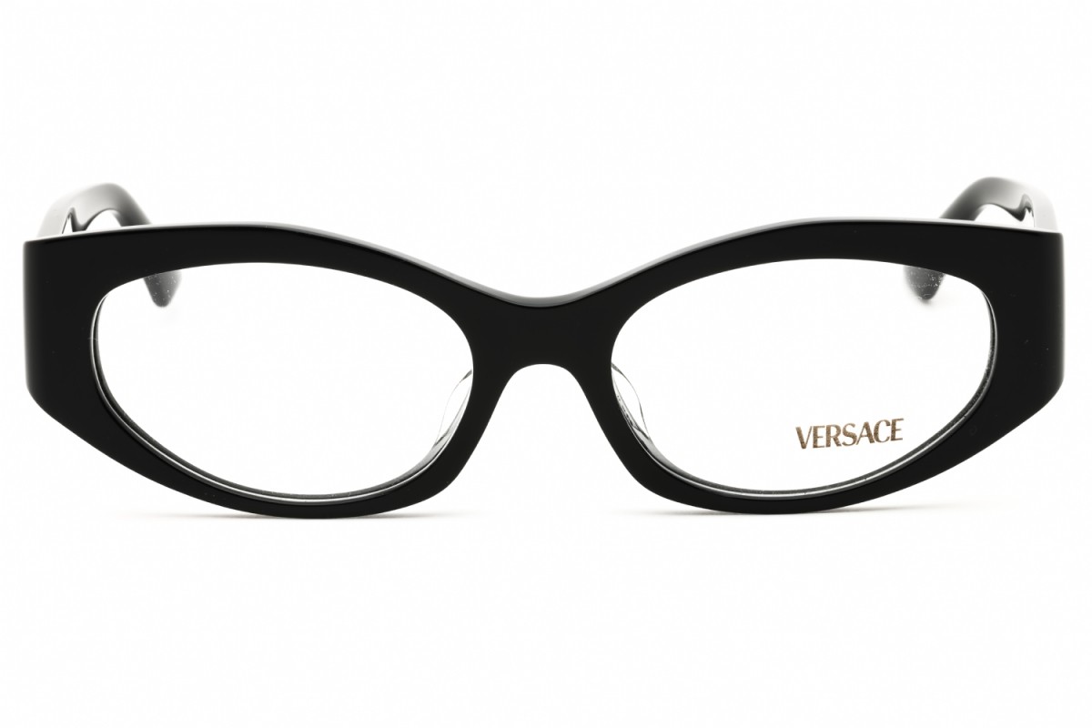 Versace VE3369F GB1 Black 53mm Eyeglasses New Authentic thumbnail 2