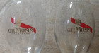 2 G. H. Mumm Stemmed Champagne Crystal Glass Tulip Flutes Lehmann 7.5 inches — photo 2