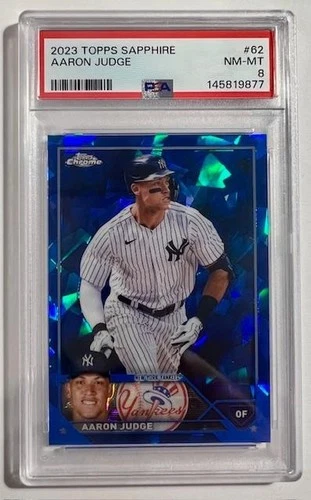 2023 Topps Sapphire Aaron Judge #62 PSA 8